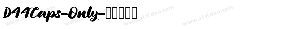 D44Caps-Only字体转换