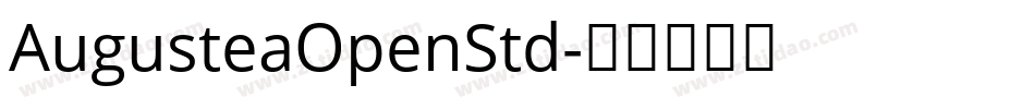 AugusteaOpenStd字体转换