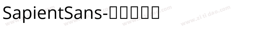 SapientSans字体转换