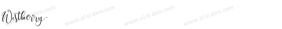 Westburry字体转换