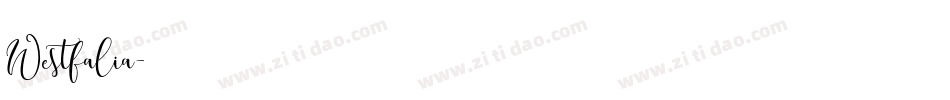 Westfalia字体转换