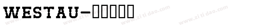 Westau字体转换