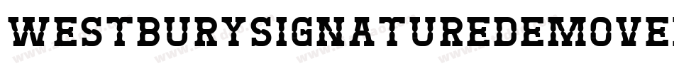 Westburysignaturedemoversion-l0le字体转换