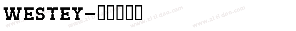 Westey字体转换