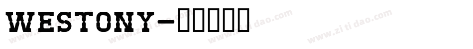 Westony字体转换