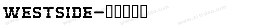 westside字体转换