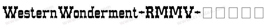 WesternWonderment-RMMV字体转换