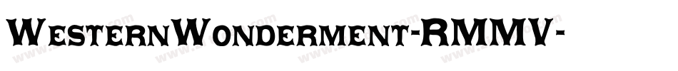WesternWonderment-RMMV字体转换