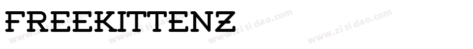 FreeKittenz字体转换
