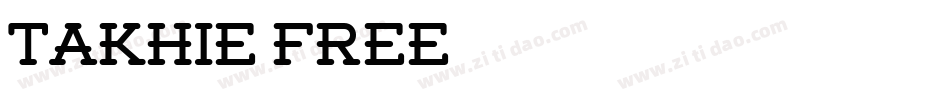 Takhie-Free字体转换
