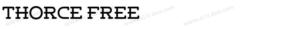 Thorce-Free字体转换