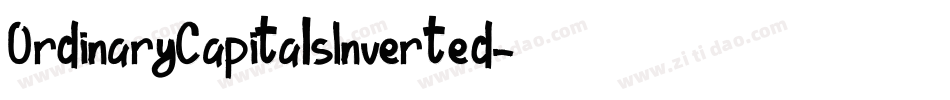 OrdinaryCapitalsInverted字体转换