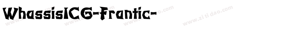 WhassisICG-Frantic字体转换