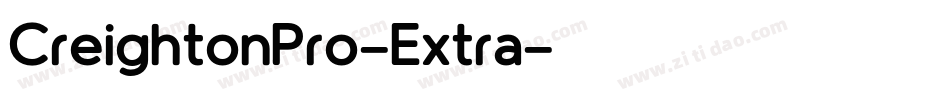 CreightonPro-Extra字体转换