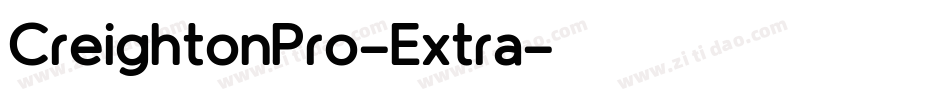 CreightonPro-Extra字体转换