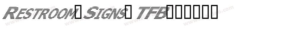 Restroom-Signs-TFB字体转换