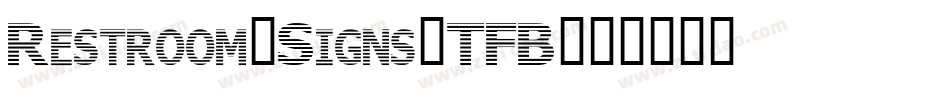 Restroom-Signs-TFB字体转换