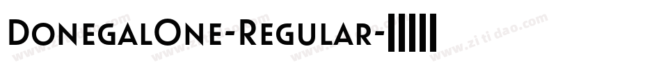 DonegalOne-Regular字体转换