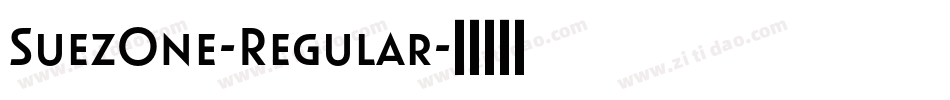 SuezOne-Regular字体转换