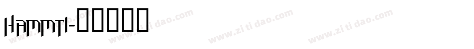 HAMMTI字体转换