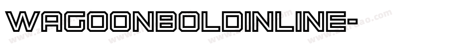 WagoonBoldInline字体转换