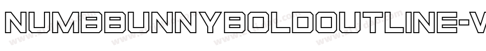 NumbbunnyBoldOutline-We8G字体转换