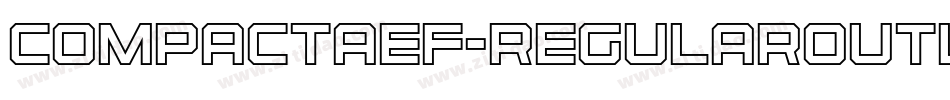 CompactaEF-RegularOutline字体转换