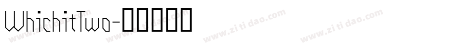 WhichitTwo字体转换