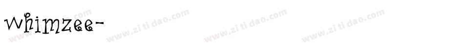 whimzee字体转换