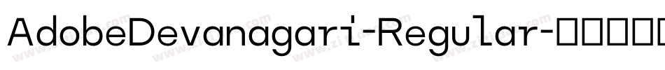 AdobeDevanagari-Regular字体转换