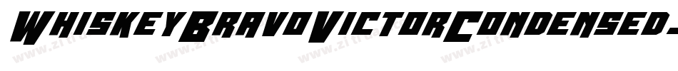 WhiskeyBravoVictorCondensed-v6RZ字体转换 WhiskeyBravoVictorCondensed-v6RZ字体转换