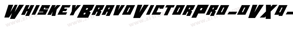 WhiskeyBravoVictorPro-oVXq字体转换