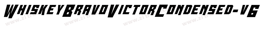 WhiskeyBravoVictorCondensed-v6RZ字体转换 WhiskeyBravoVictorCondensed-v6RZ字体转换