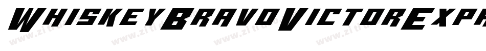 WhiskeyBravoVictorExpanded-w6B2字体转换 WhiskeyBravoVictorExpanded-w6B2字体转换