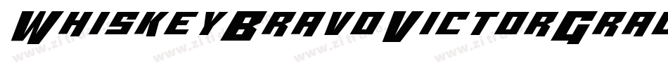 WhiskeyBravoVictorGradient-7g6E字体转换
