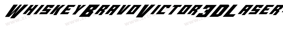 WhiskeyBravoVictor3DLaser-eaMO字体转换