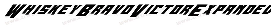 WhiskeyBravoVictorExpanded-w6B2字体转换 WhiskeyBravoVictorExpanded-w6B2字体转换