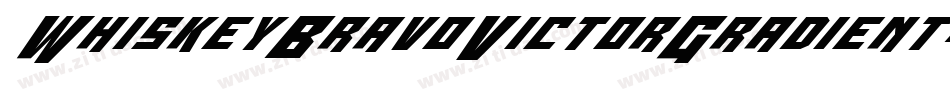 WhiskeyBravoVictorGradient-7g6E字体转换