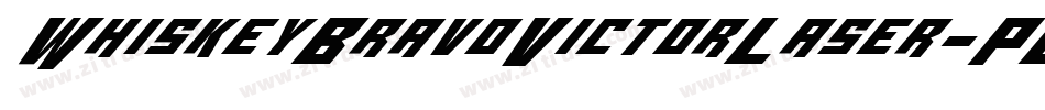 WhiskeyBravoVictorLaser-PBqP字体转换