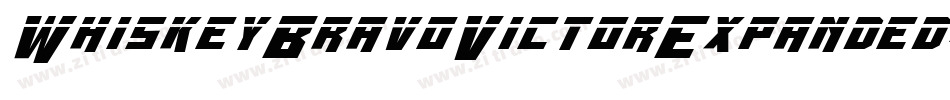 WhiskeyBravoVictorExpanded-w6B2字体转换 WhiskeyBravoVictorExpanded-w6B2字体转换