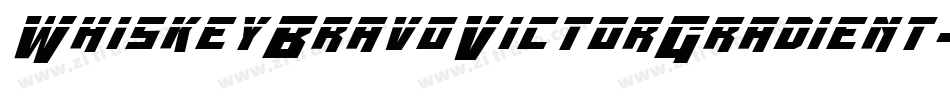 WhiskeyBravoVictorGradient-7g6E字体转换