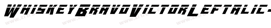 WhiskeyBravoVictorLeftalic-XwZ2字体转换