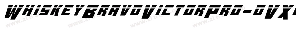 WhiskeyBravoVictorPro-oVXq字体转换