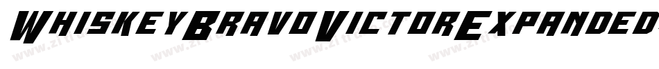 WhiskeyBravoVictorExpanded-w6B2字体转换 WhiskeyBravoVictorExpanded-w6B2字体转换