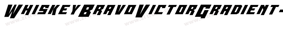 WhiskeyBravoVictorGradient-7g6E字体转换