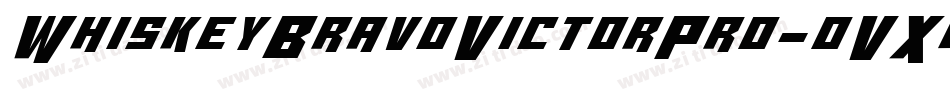 WhiskeyBravoVictorPro-oVXq字体转换