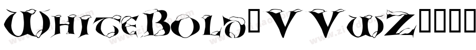 WhiteBold-VVwZ字体转换