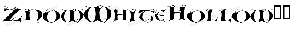 ZnowWhiteHollow-1Gnv0字体转换