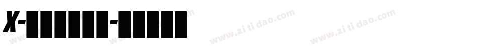 X-向右走转换器字体转换