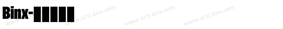 Binx字体转换